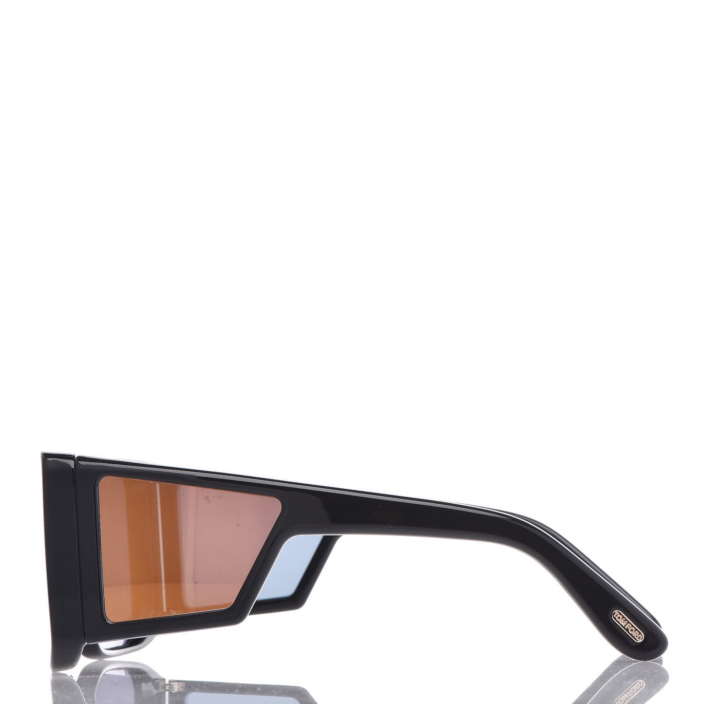 Square Atticus Sunglasses TF710 Black Gold