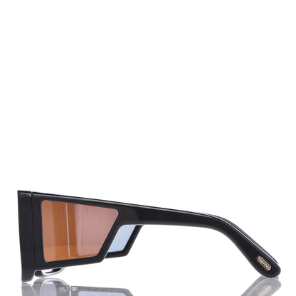 Tom Ford Square Atticus Sunglasses TF710 Black Gold 3 of 8