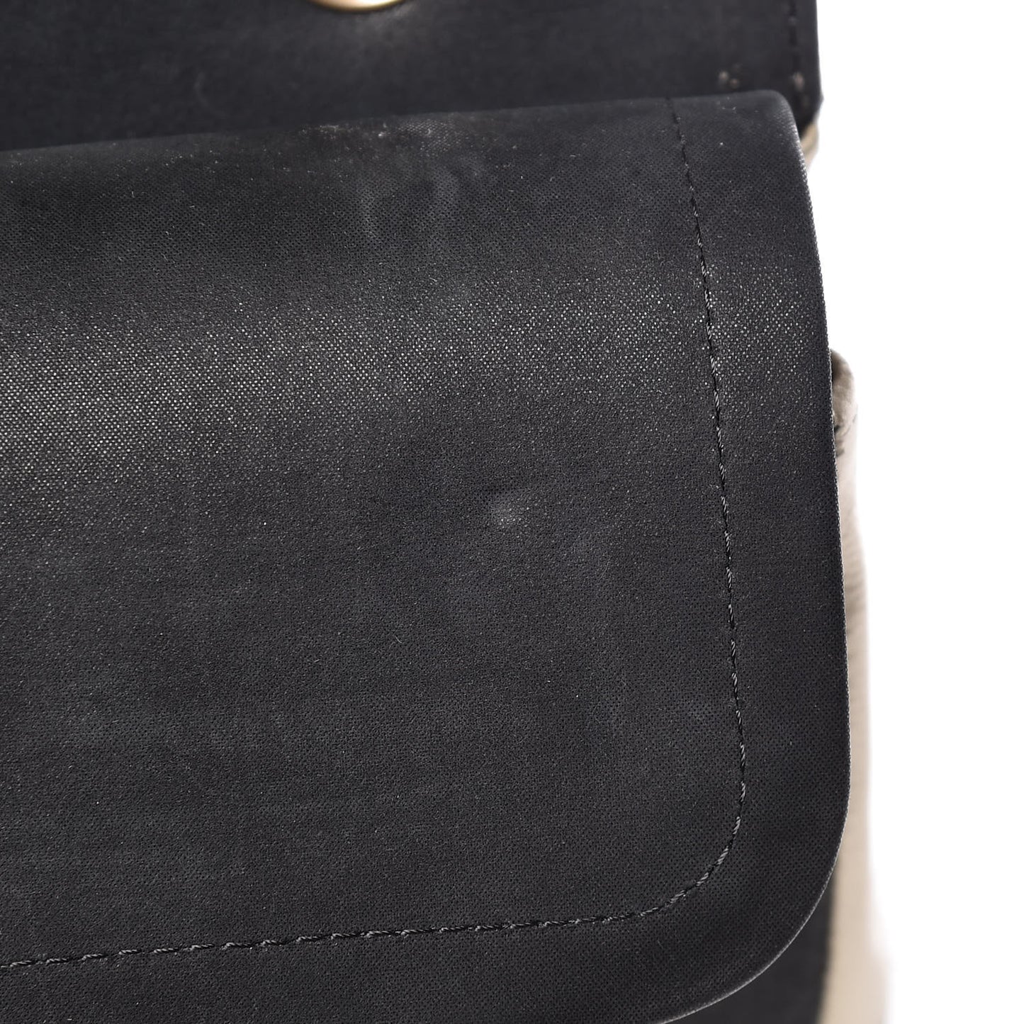 Caviar Iridescent Calfskin Duo Medium Double Flap Light Gold Black