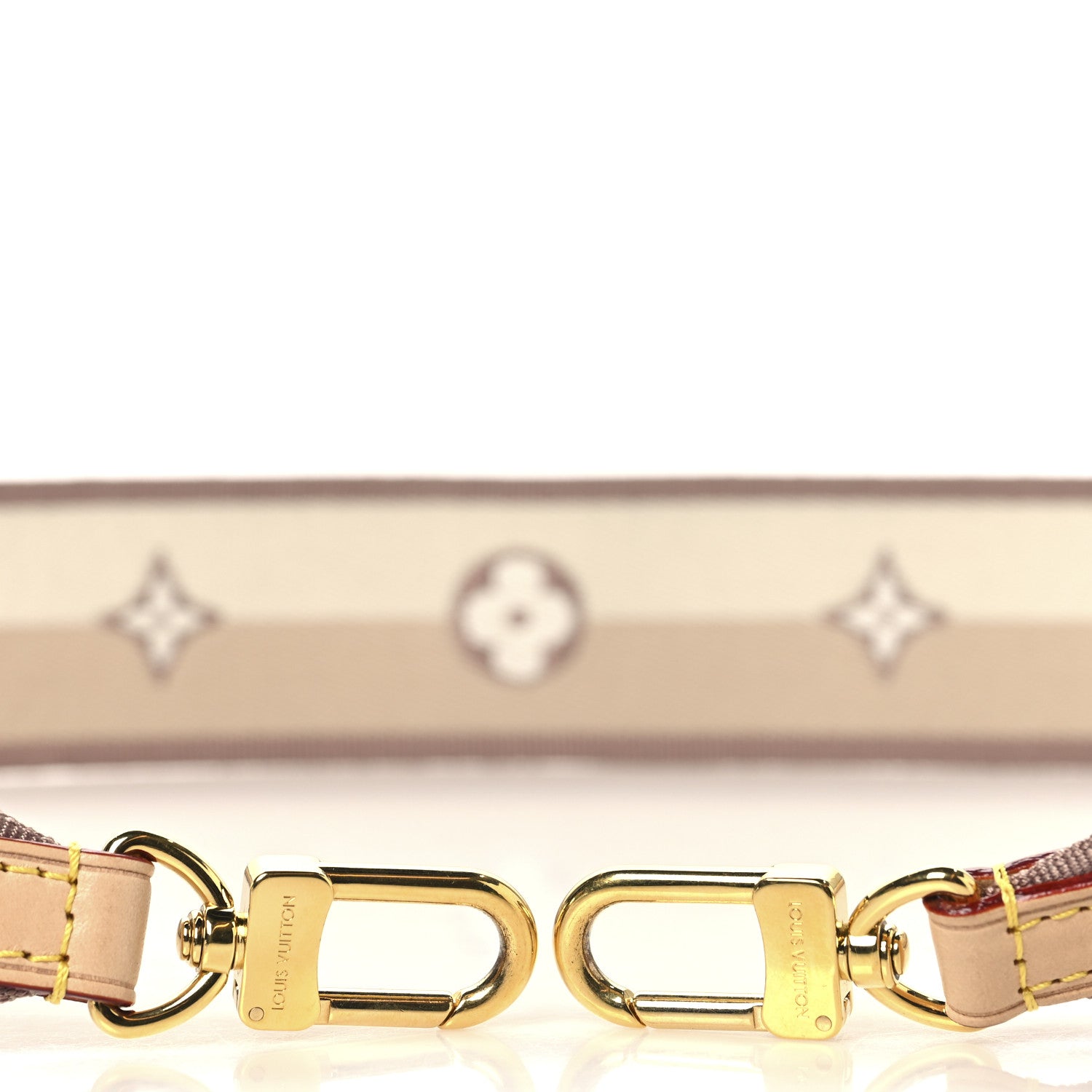Louis Vuitton Jacquard Speedy Bandouliere 20 Shoulder Strap Beige 3 of 4