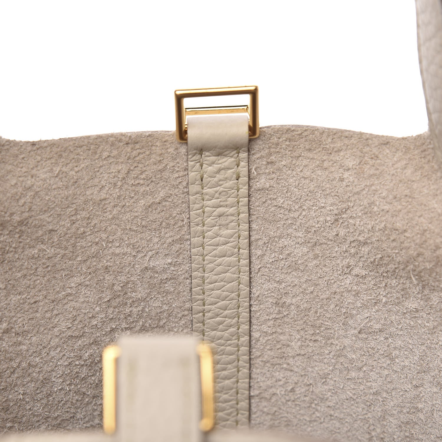 Hermes Taurillon Clemence Picotin Lock 18 PM Beton 7 of 10
