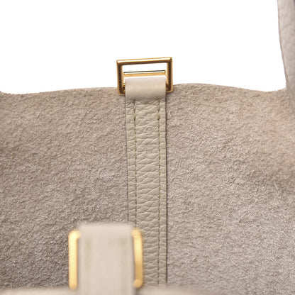 Hermes Taurillon Clemence Picotin Lock 18 PM Beton 7 of 10