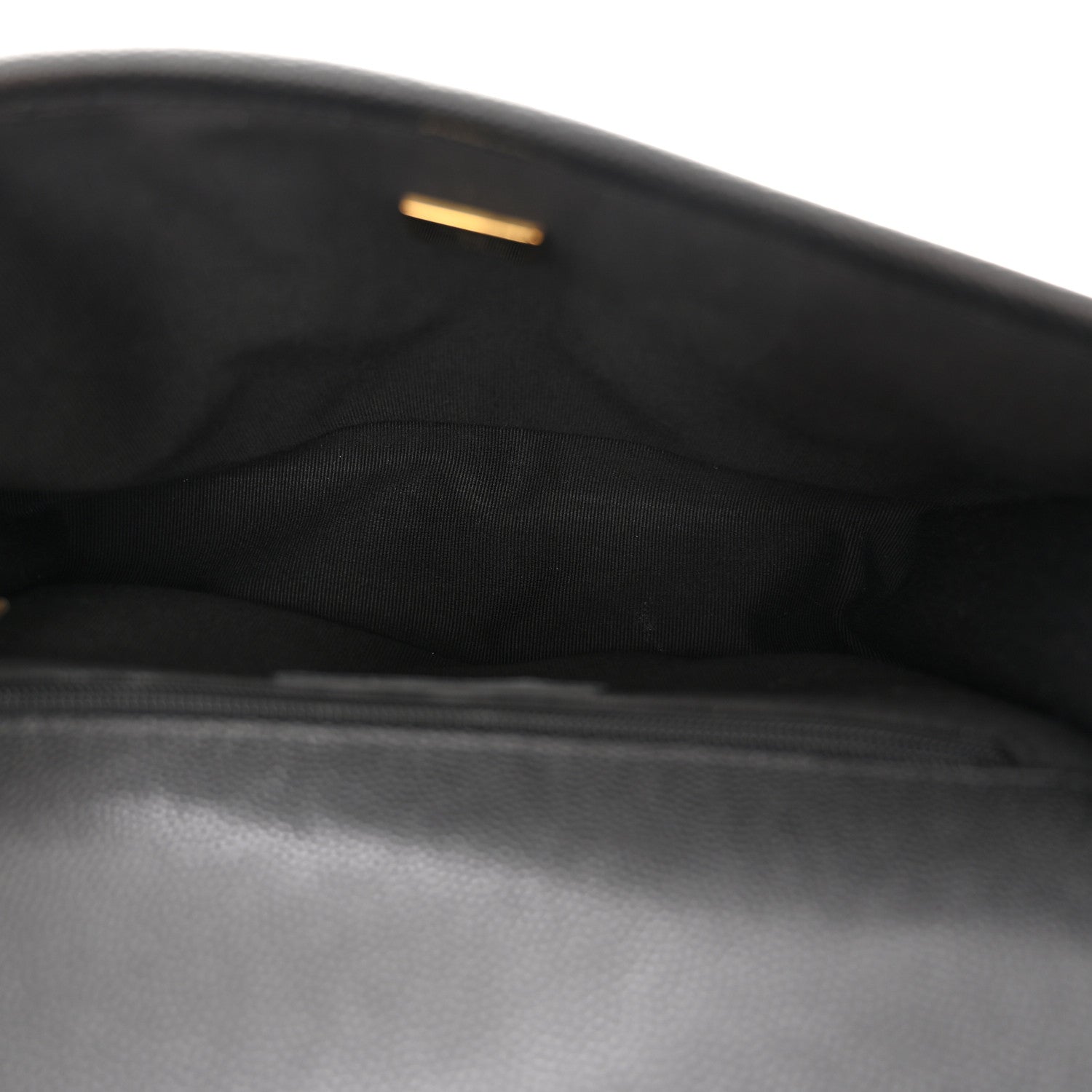 Chanel Caviar Quilted School Memory Small Top Handle Flap Black 5 of 11