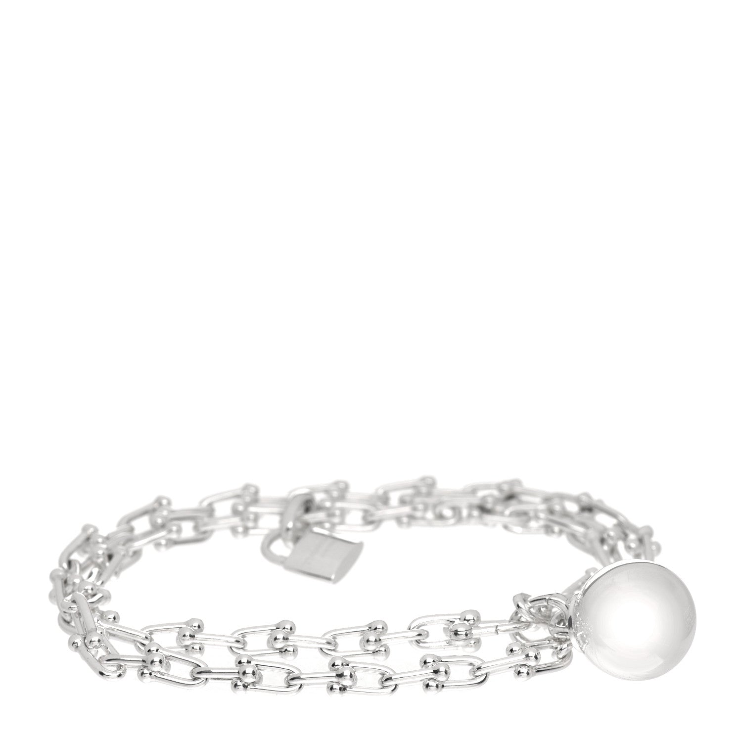 Tiffany Sterling Silver HardWear Wrap Bracelet 1 of 5