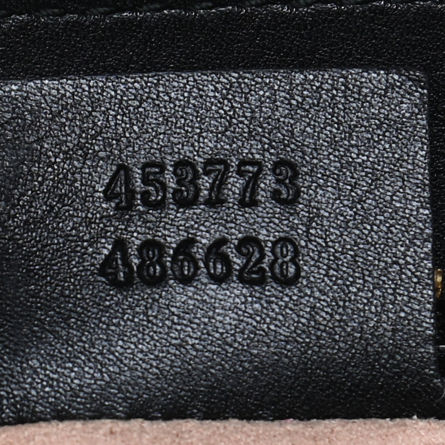 Gucci Guccissima Signature Medium Shoulder Tote Bag Black 7 of 13