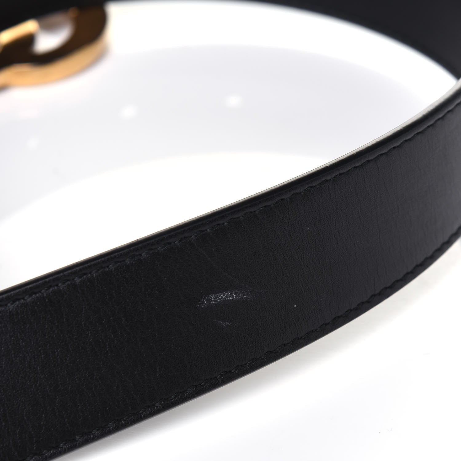 Gucci Calfskin Double G 30mm Belt 100 40 Black 9 of 11