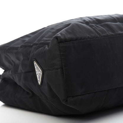 Prada Tessuto Nylon Chain Tote Black 6 of 10