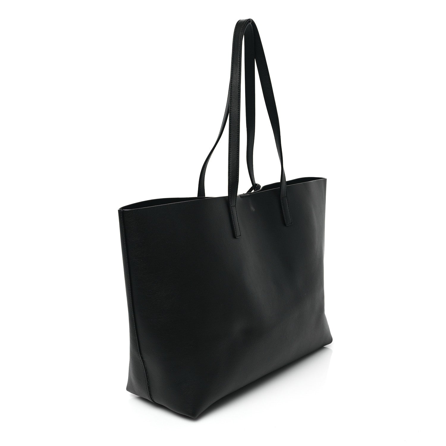 Saint Laurent Calfskin Large Shopping Tote Black 4 of 12