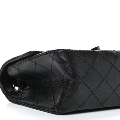 Chanel Aged Calfskin Quilted 2.55 Reissue Mini Flap So Black 8 of 9