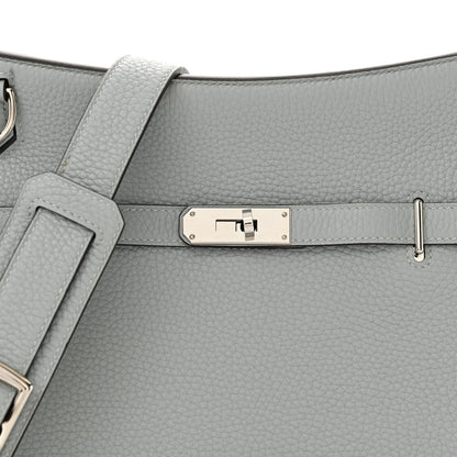 Hermes Taurillon Clemence Jypsiere 28 Bleu Arctic 8 of 11