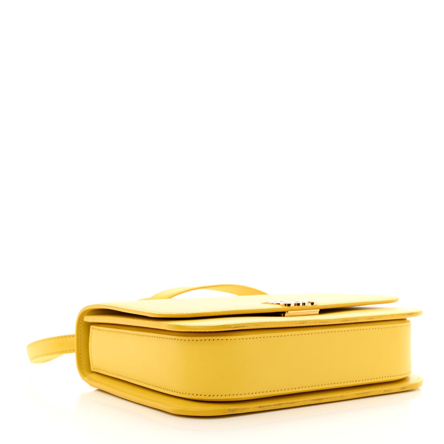 Silk Calfskin Small Goya Bag Yellow