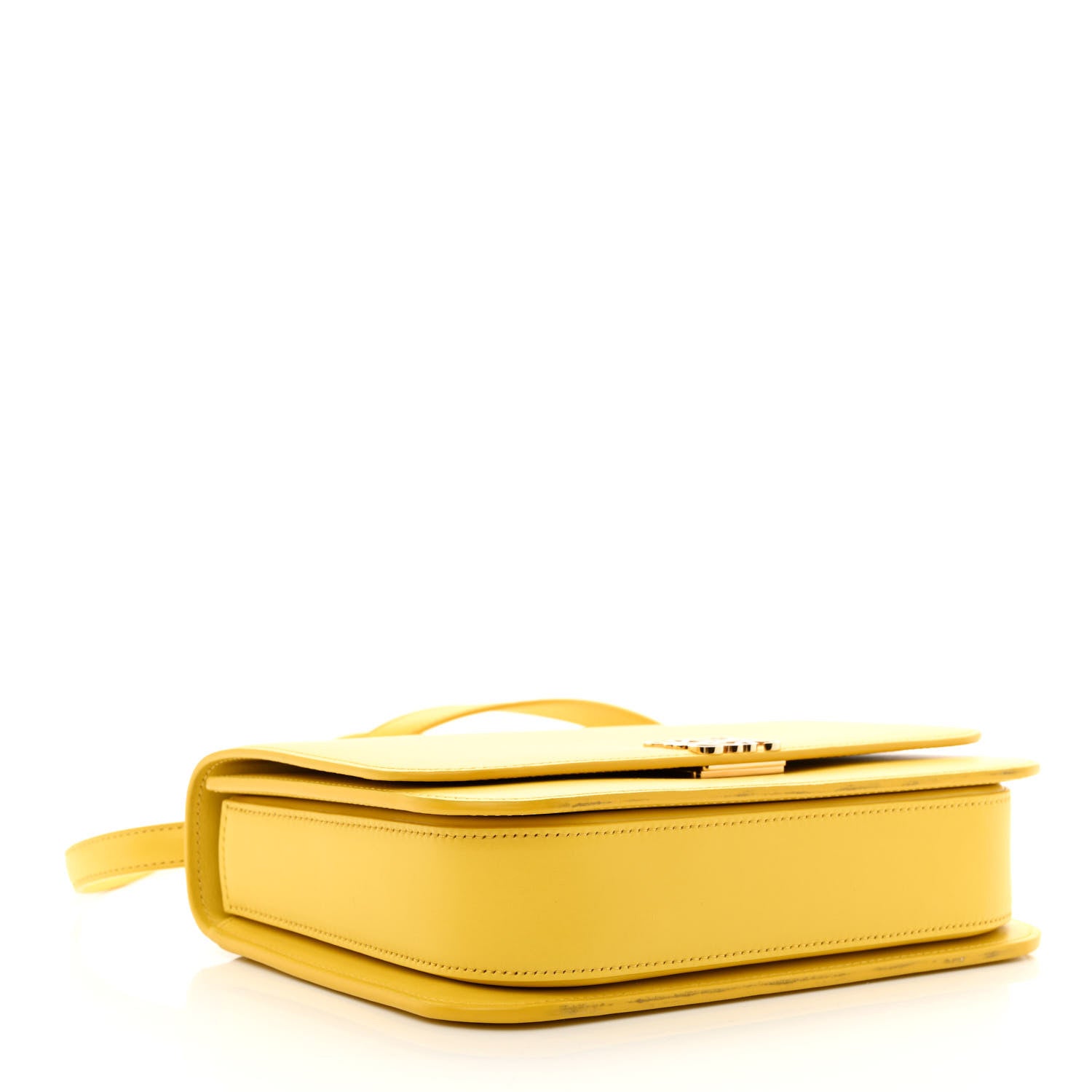 Loewe Silk Calfskin Small Goya Bag Yellow 4 of 11