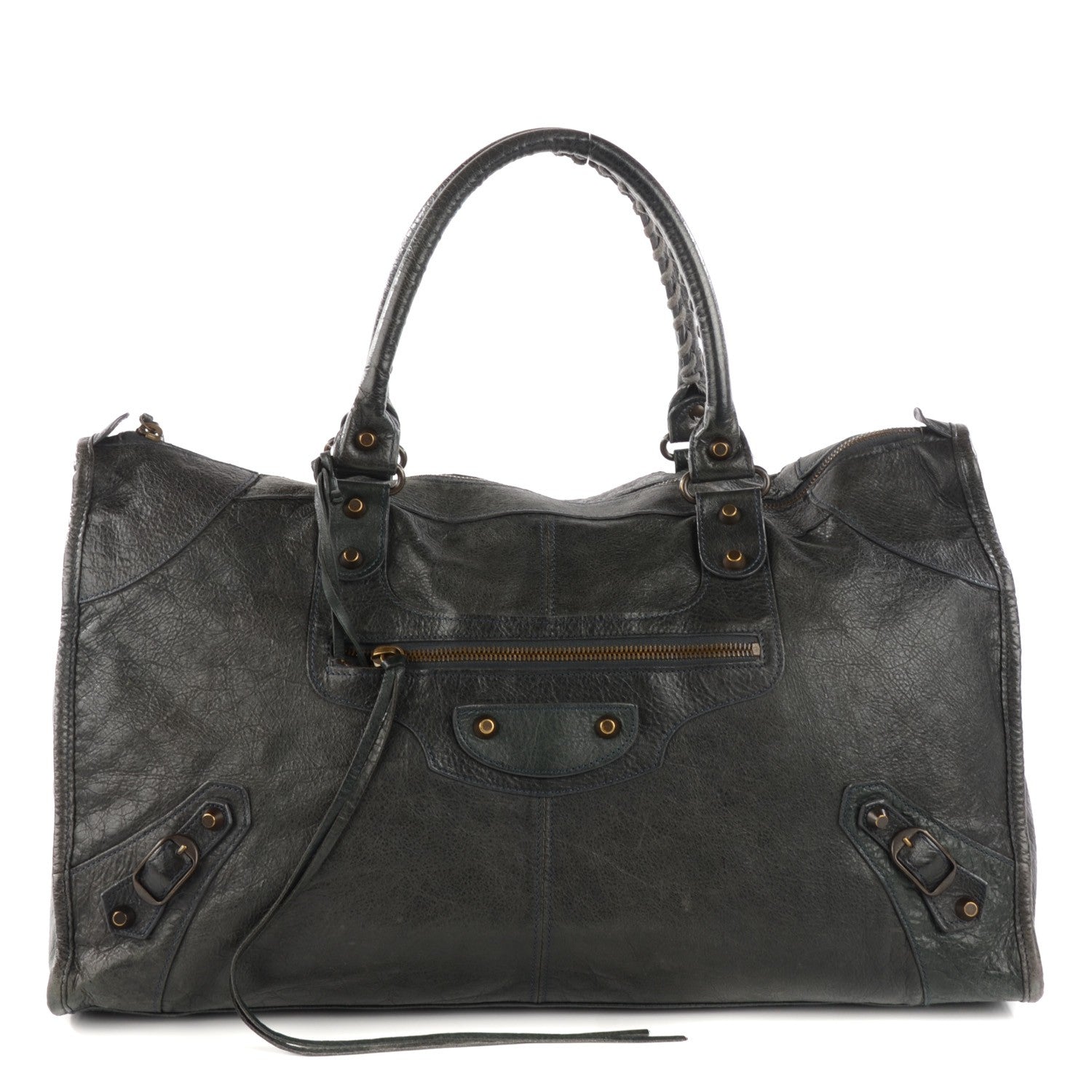 Balenciaga Agneau Classic Hardware Work Anthracite 1 of 11