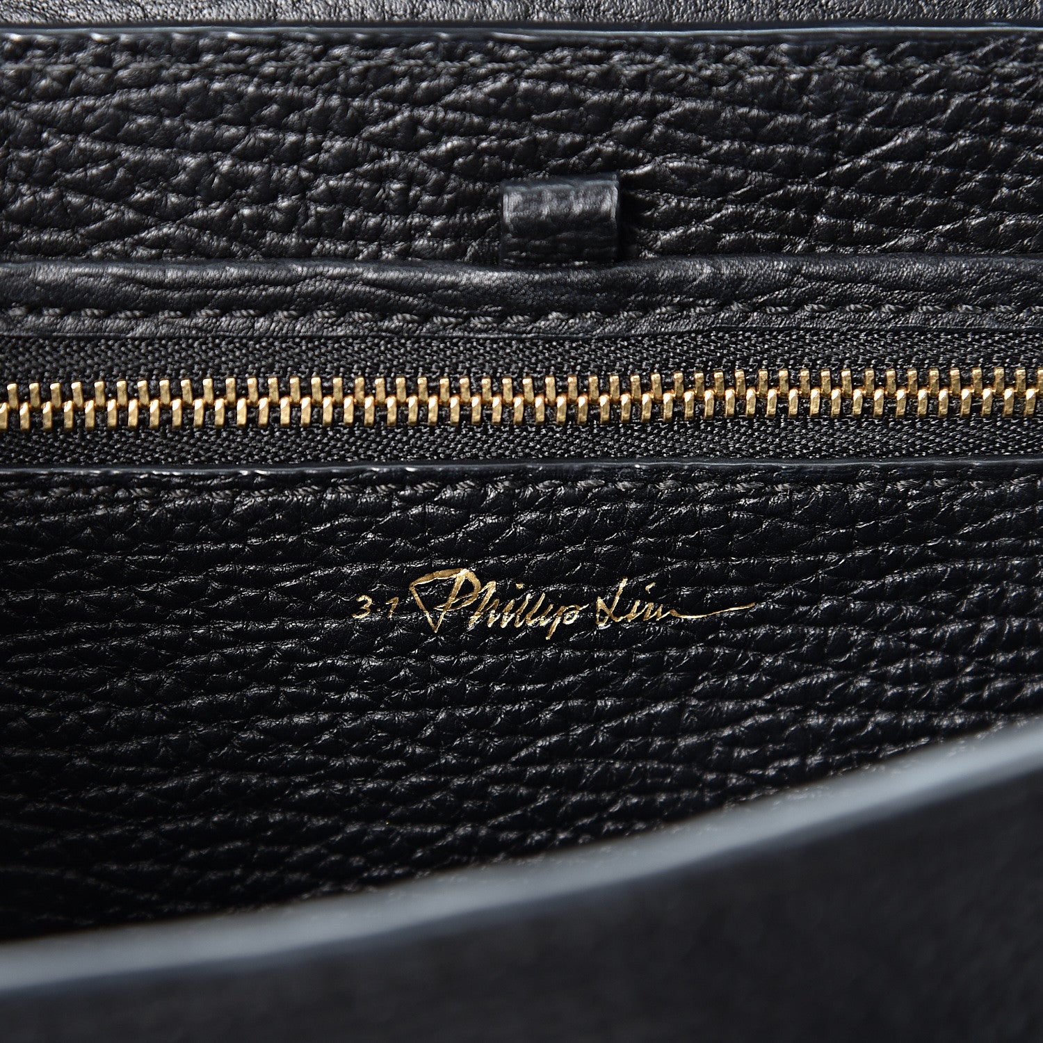 3.1 Phillip Lim 3.1 Textured Calfskin Mini Pashli Satchel Black 5 of 9
