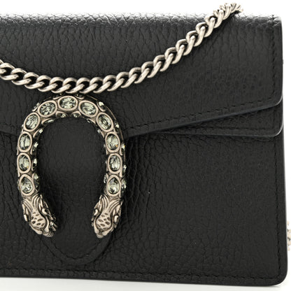 Gucci Calfskin Super Mini Dionysus Shoulder Bag Black 11 of 12