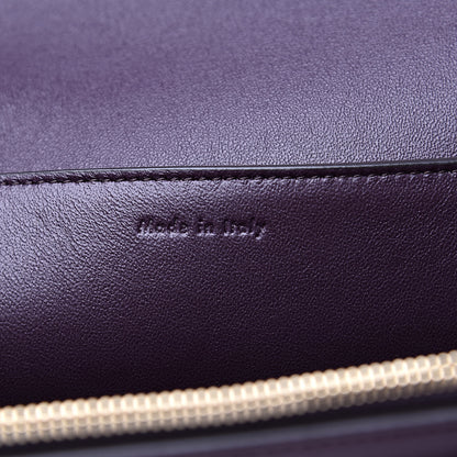 Celine Shiny Smooth Calfskin Medium Frame Shoulder Bag Velvet Desert 6 of 9