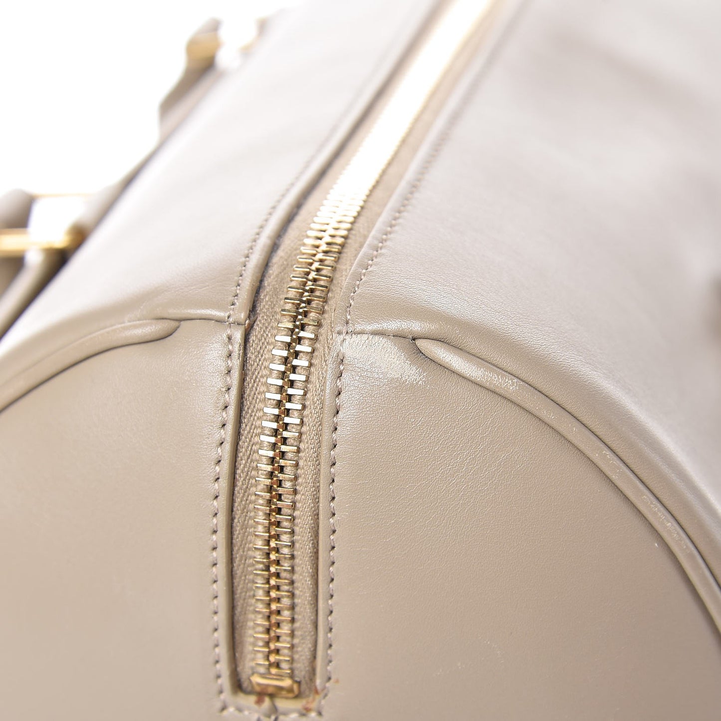 Calfskin Classic Duffle 6 Beige Vintage