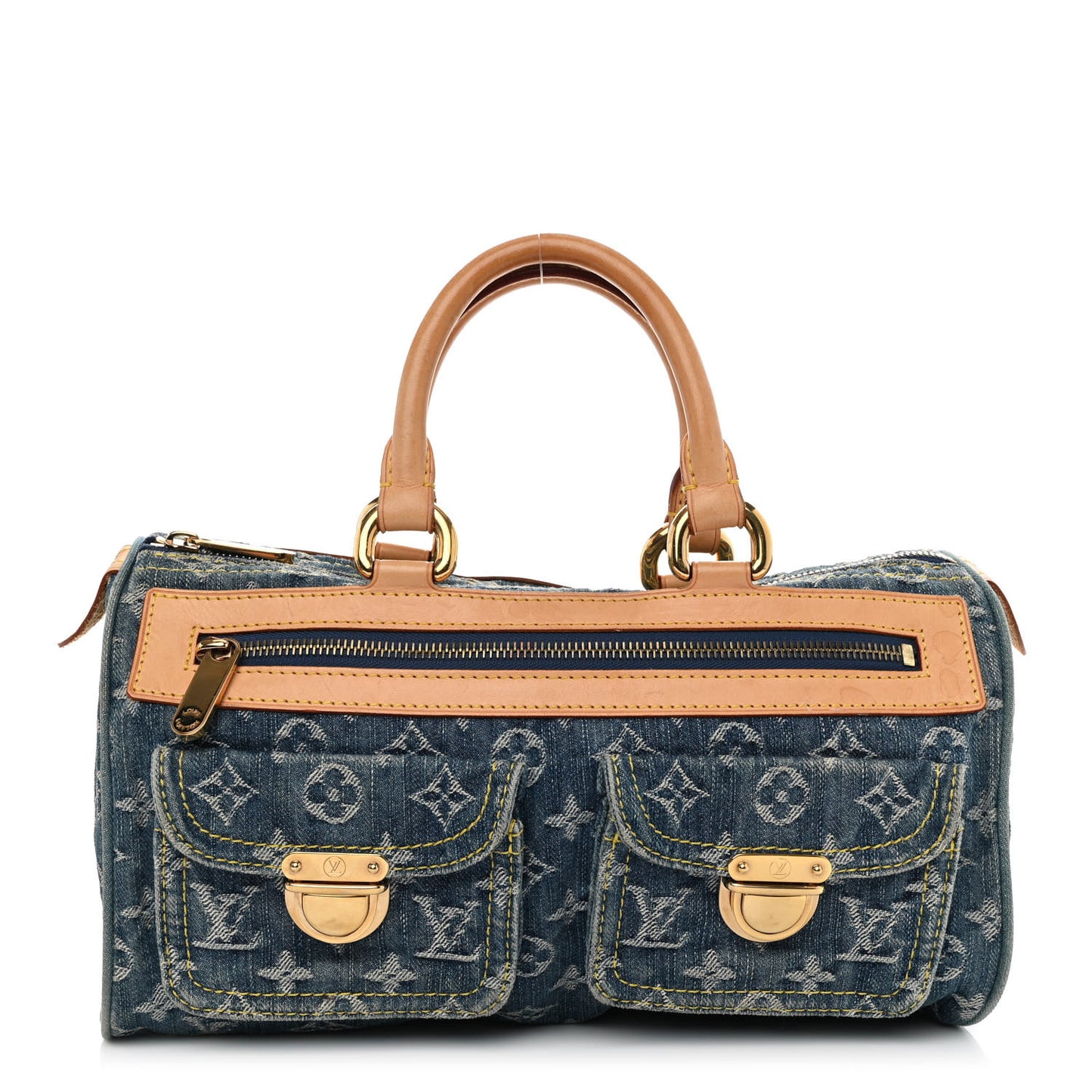 Monogram Denim Neo Speedy Blue