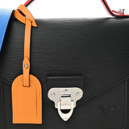 Louis Vuitton Epi Neo Monceau Black Coquelicot Blue Roi Safran 7 of 9