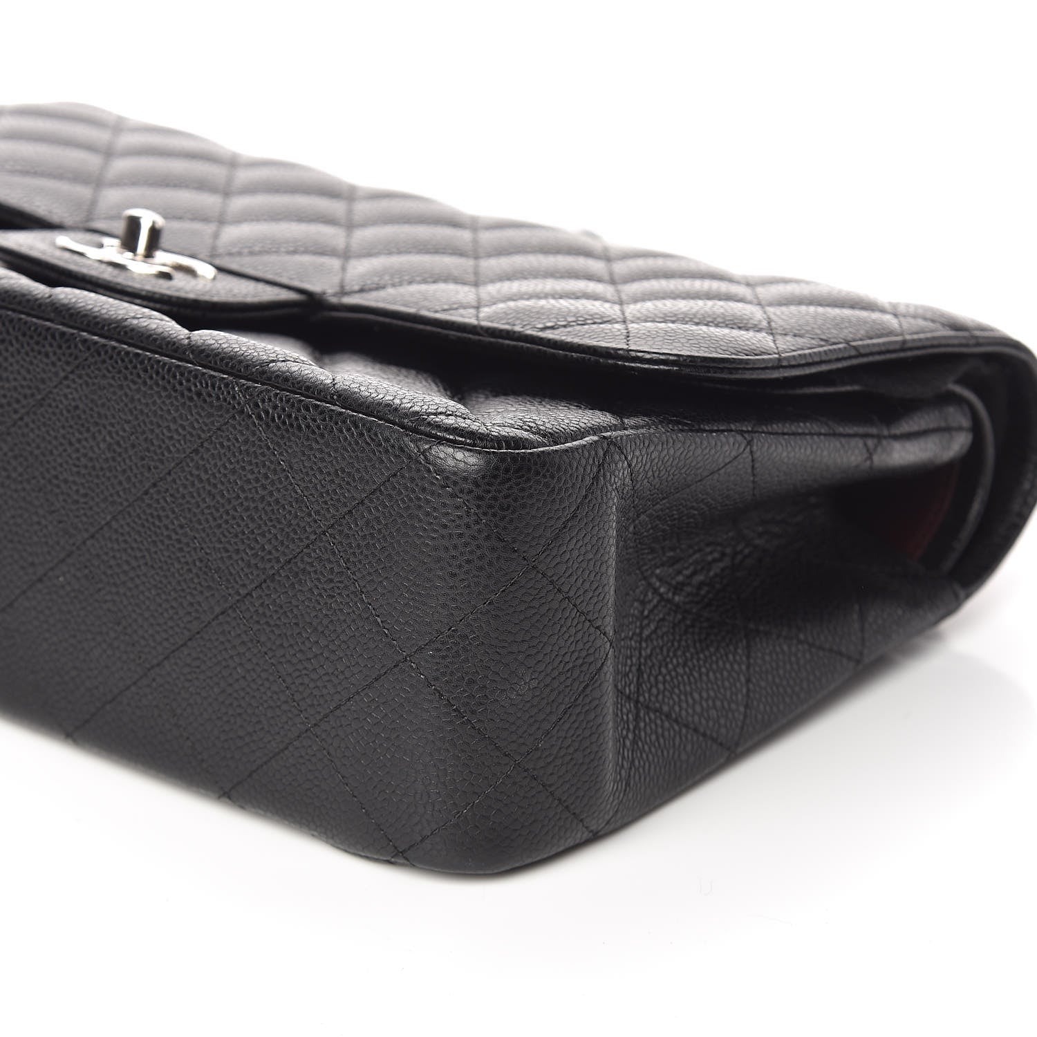 Chanel Caviar Quilted Jumbo Double Flap Black 6 of 11