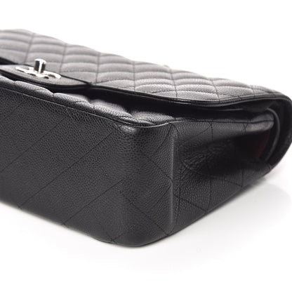 Chanel Caviar Quilted Jumbo Double Flap Black 6 of 11
