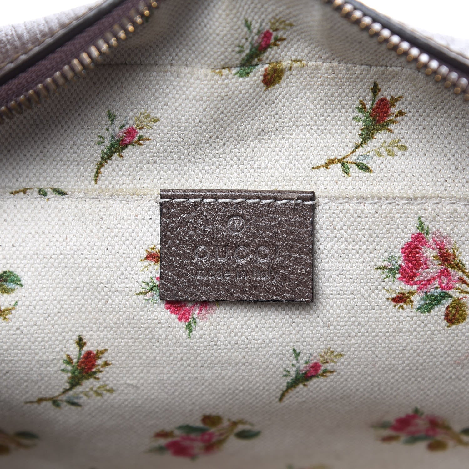 Gucci GG Supreme Monogram Web Neo Vintage Shoulder Bag Beige New Acero Crop 6 of 16