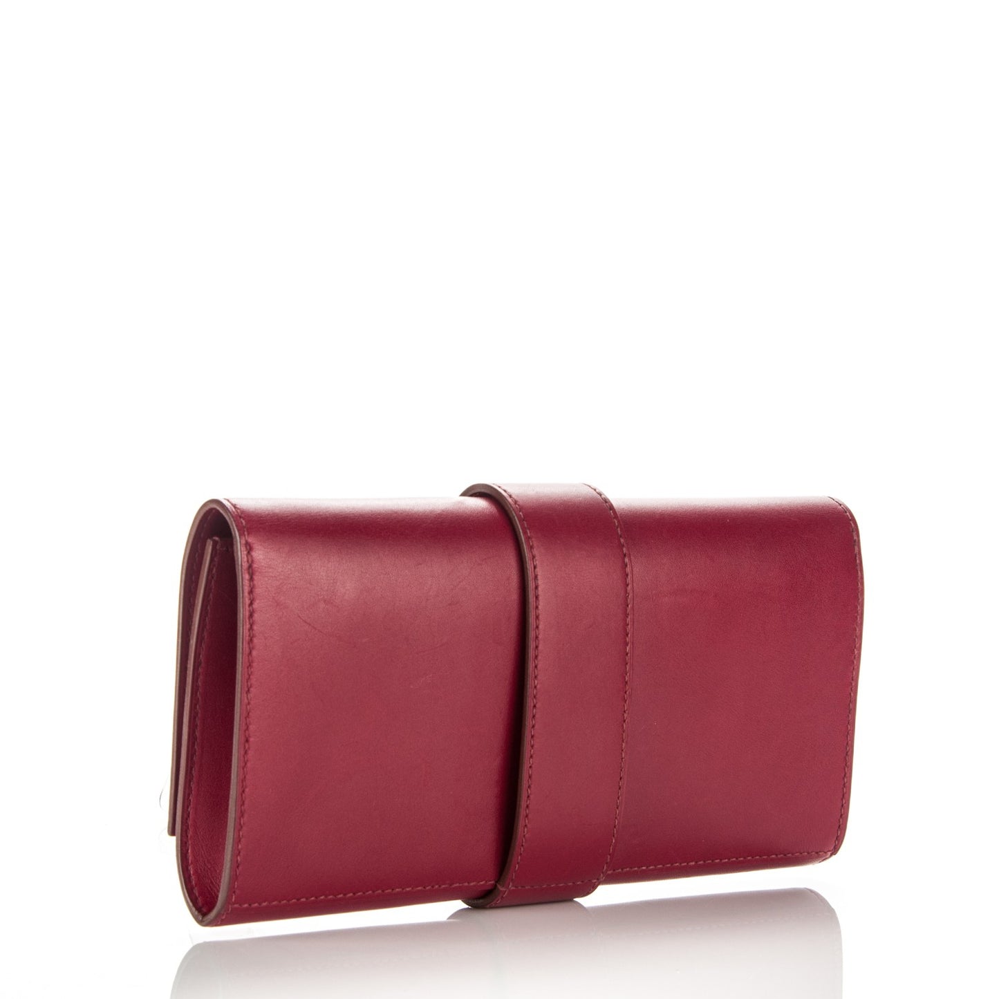 Tadelakt Medor 23 Clutch Rubis