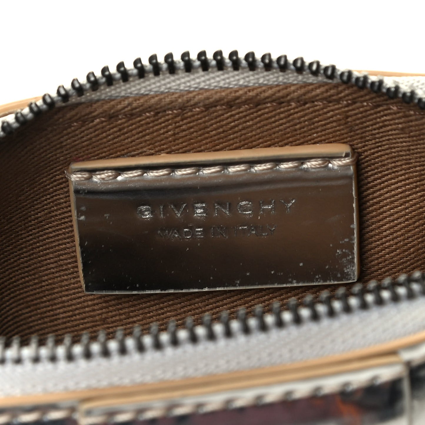 Metallic Calfskin Baby Antigona Silver