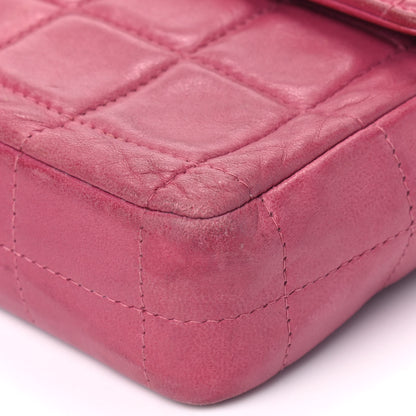 Chanel Lambskin East West Chocolate Bar Flap Pink 6 of 13