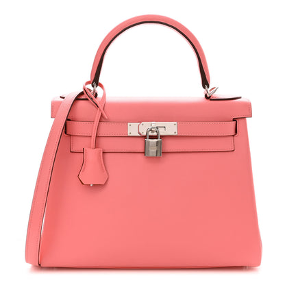 Hermes Evercolor Verso Kelly Retourne 28 Rose D'ete Terre Battue 1 of 10