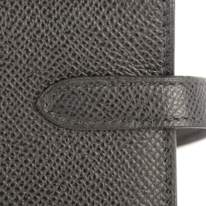 Hermes Epsom Kelly Longue Wallet Black 6 of 15
