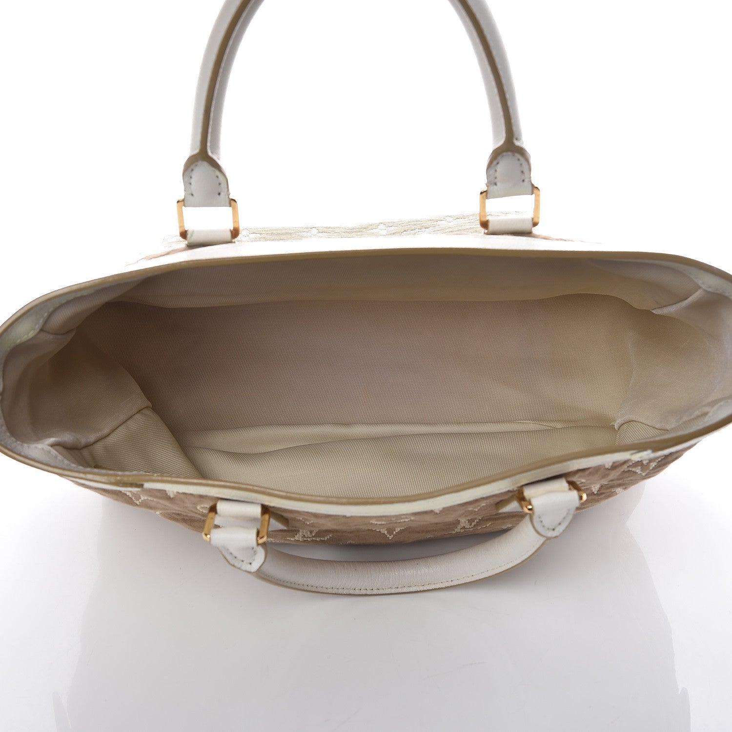 Louis Vuitton Monogram Sabbia Cabas MM White 8 of 21