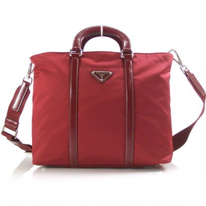 Prada Nylon Tessuto Rosso Tote Bag 1 of 11