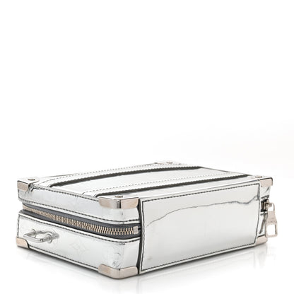 Louis Vuitton Monogram Mirror Handle Trunk Silver 4 of 10