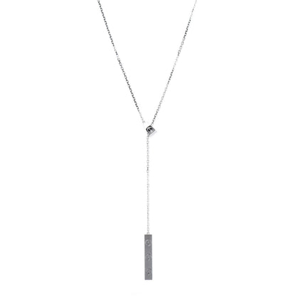 Cartier 18K White Gold LOVE Lariat Necklace 1 of 5