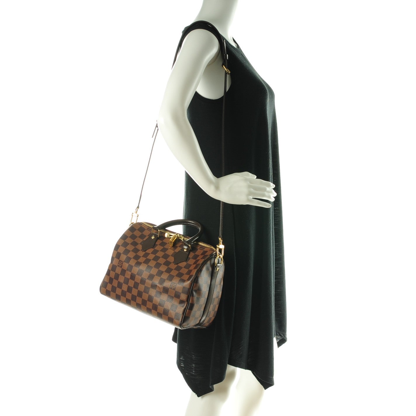 Louis Vuitton Damier Ebene Speedy Bandouliere 25 2 of 8