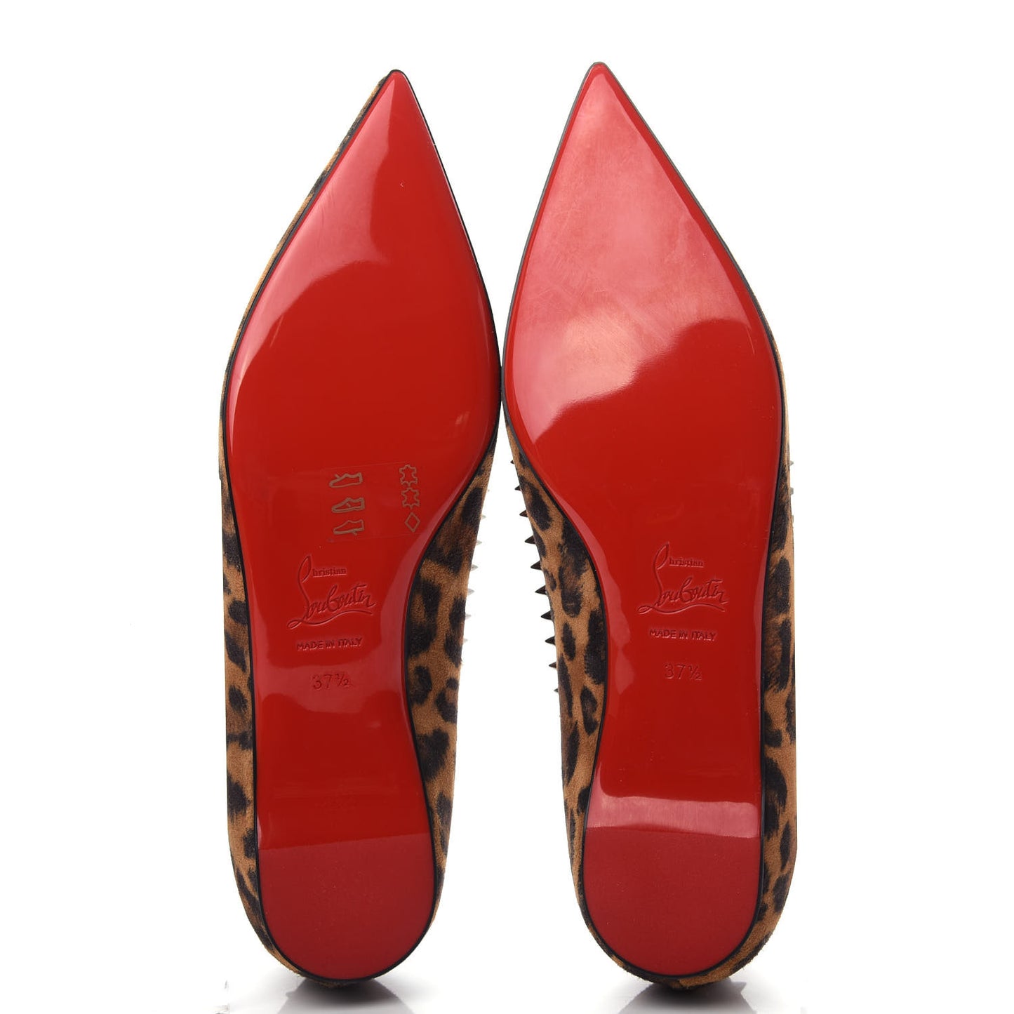 Veau Velours Anjalina Flats 37.5 Leo Gun Metal