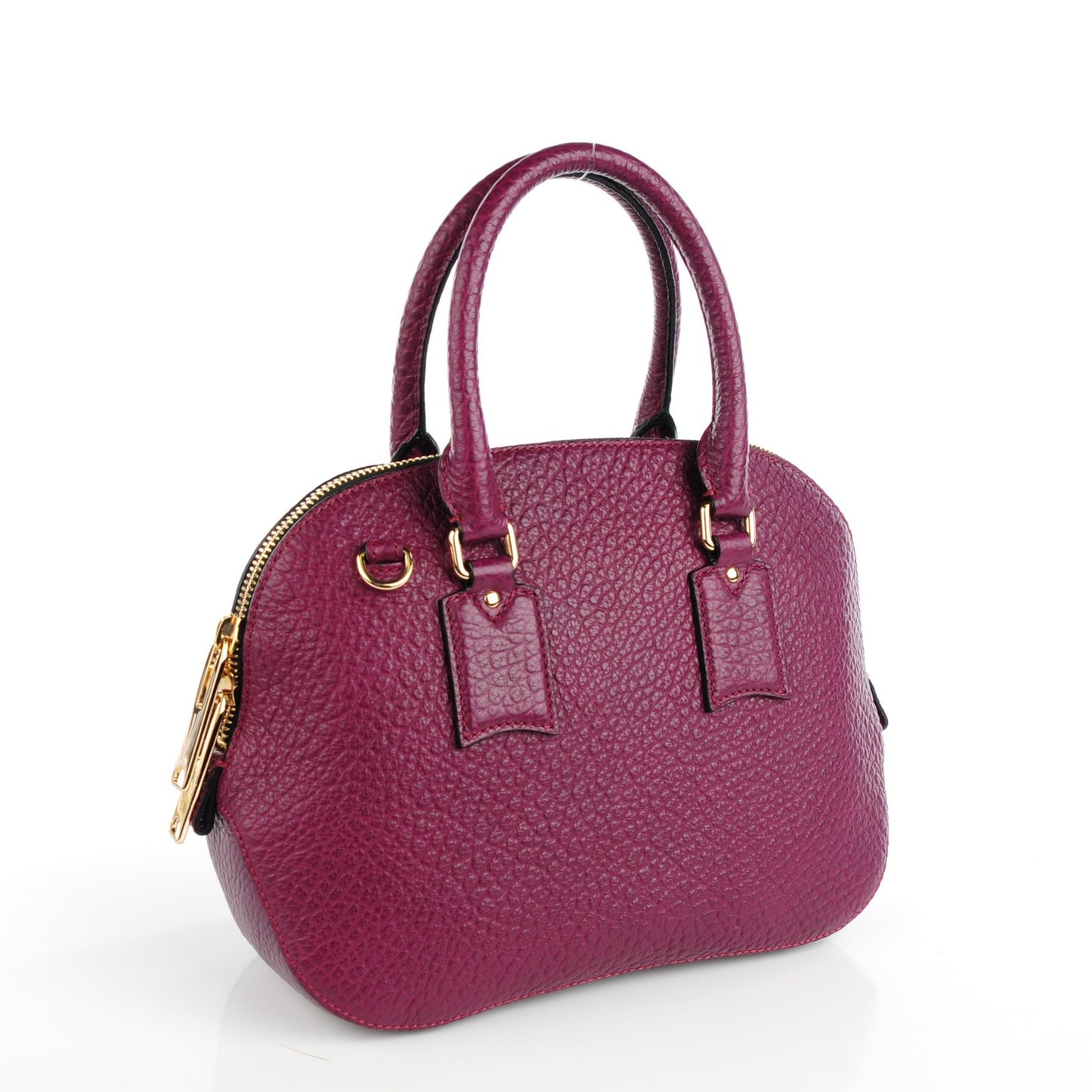 Heritage Grain Small Orchard Bowling Bag Damson Magenta
