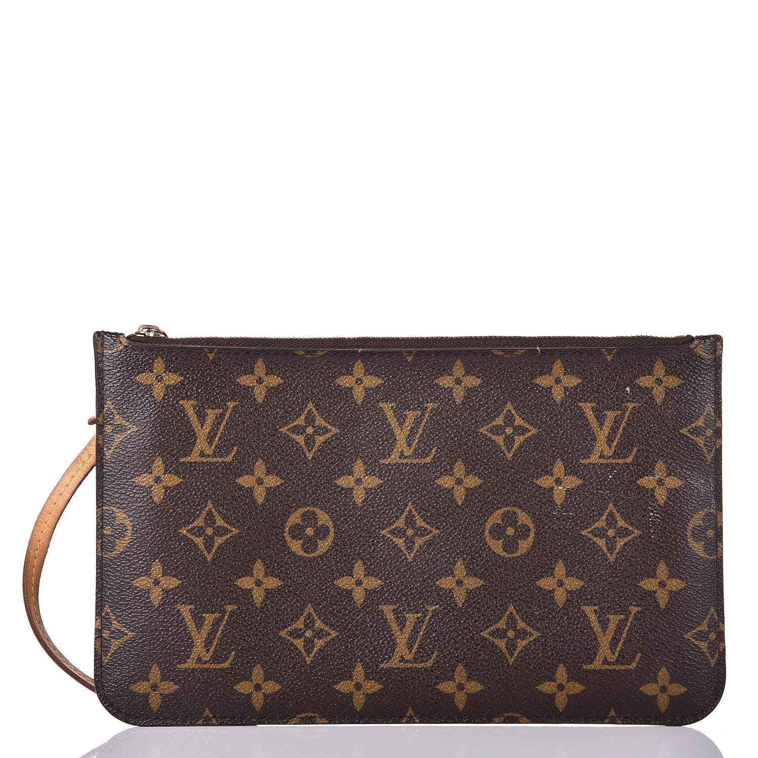 Louis Vuitton Monogram Neverfull MM GM Pochette Fuchsia 1 of 9