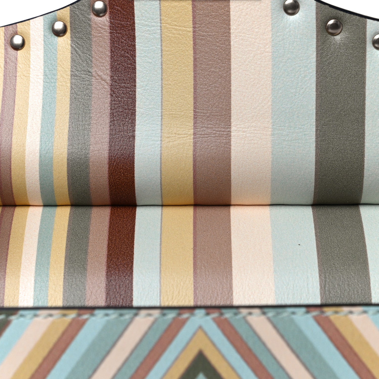 Valentino Garavani Vitello Native Couture 1975 Rockstud Crossbody Messenger Bag Multicolor 10 of 11