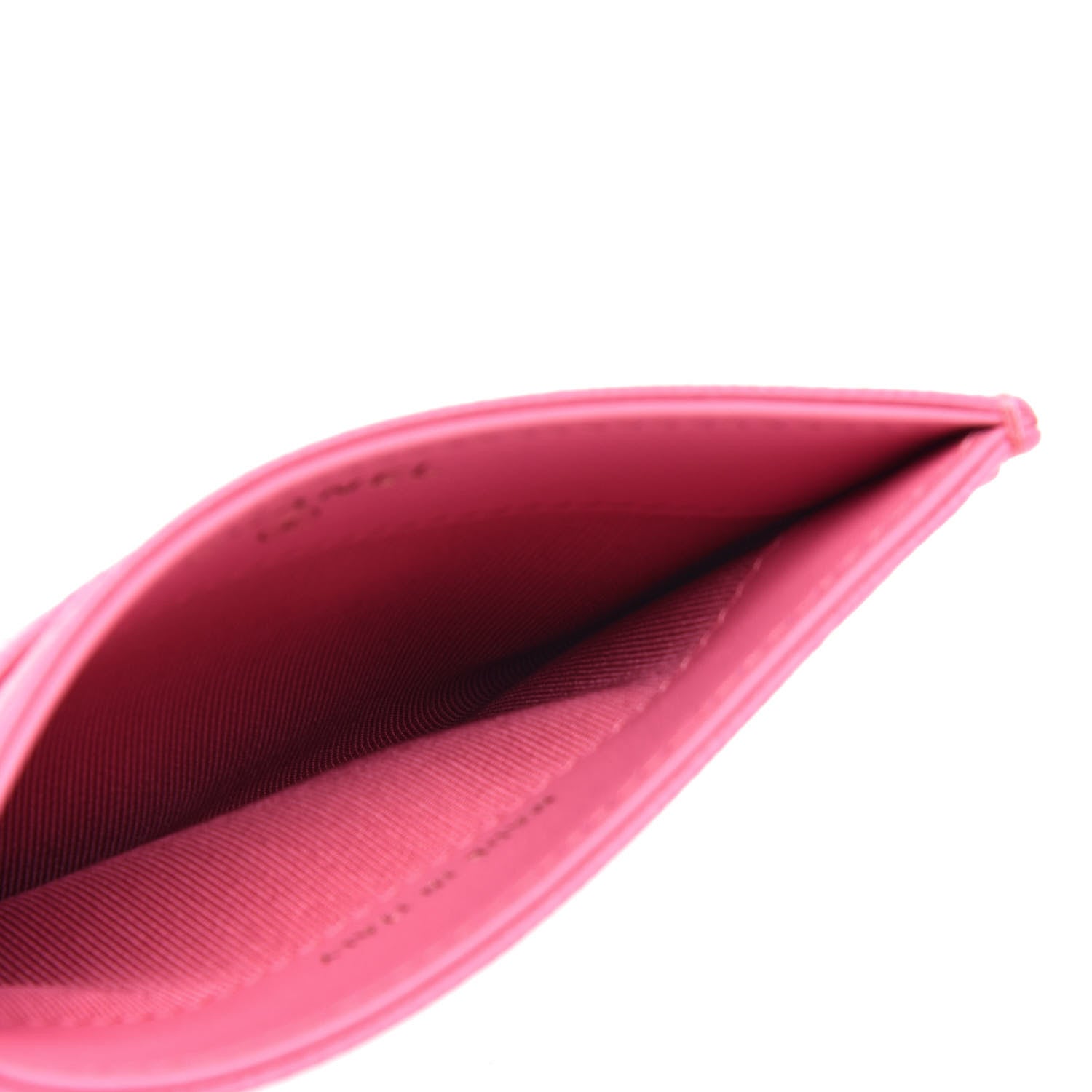 Chanel Caviar Quilted Card Holder Pink 5 of 9