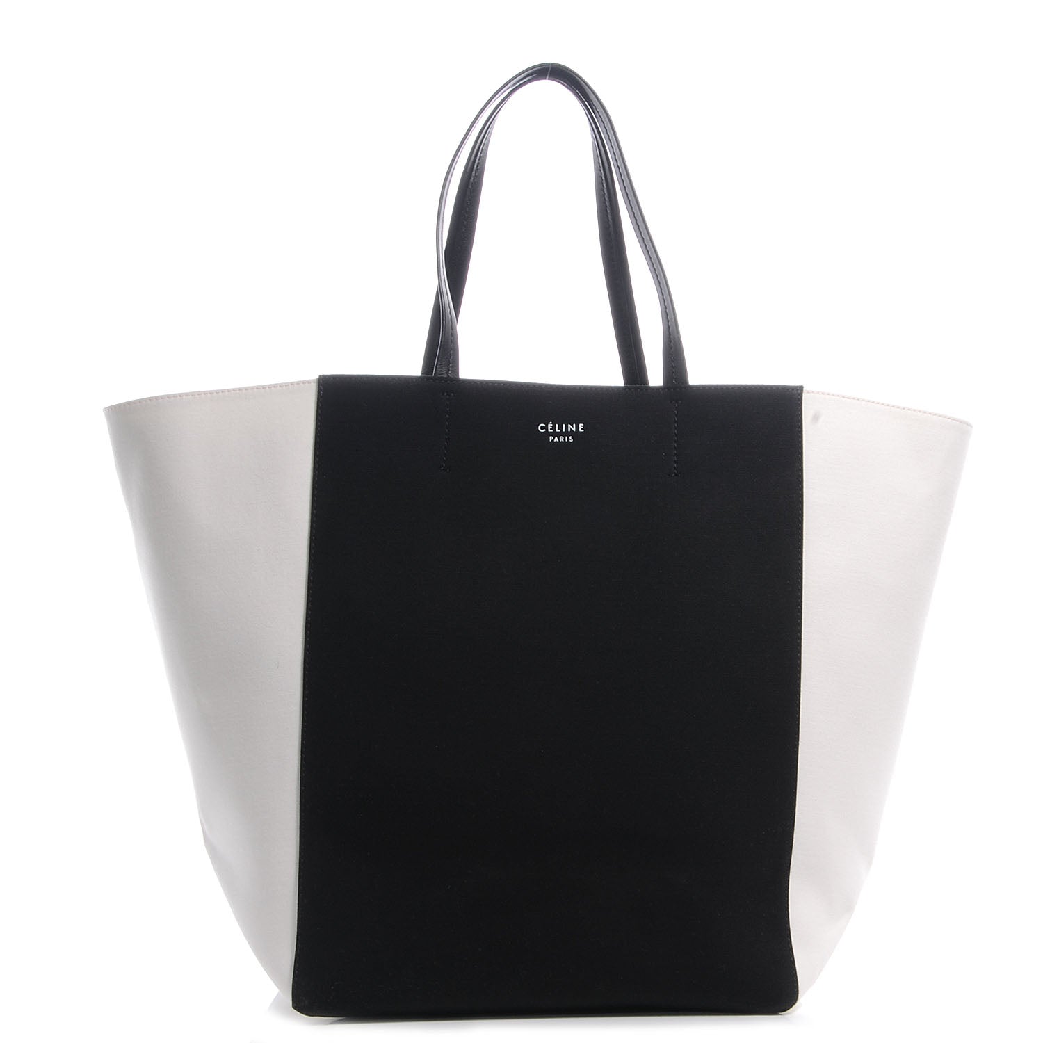Celine Canvas Large Phantom Luggage Cabas Black White 1 of 8