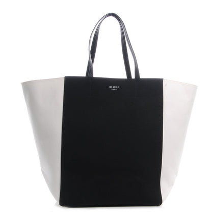 Celine Canvas Large Phantom Luggage Cabas Black White 1 of 8