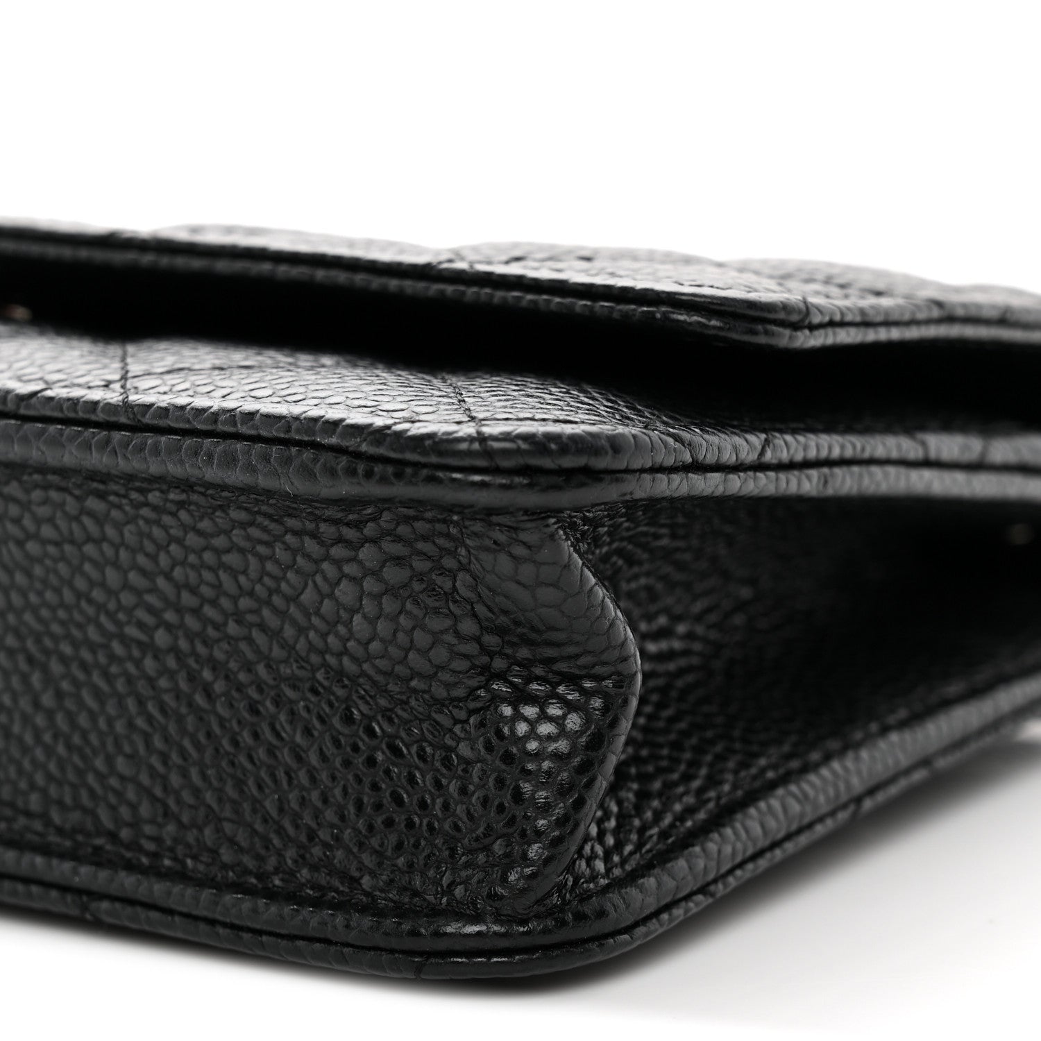 Chanel Caviar Quilted Wallet on Chain WOC Black 11 of 12