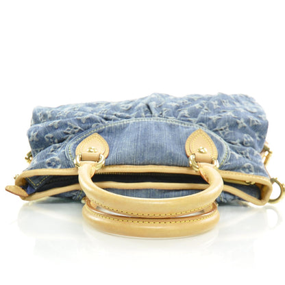 Louis Vuitton Denim Neo Cabby MM Blue 5 of 8