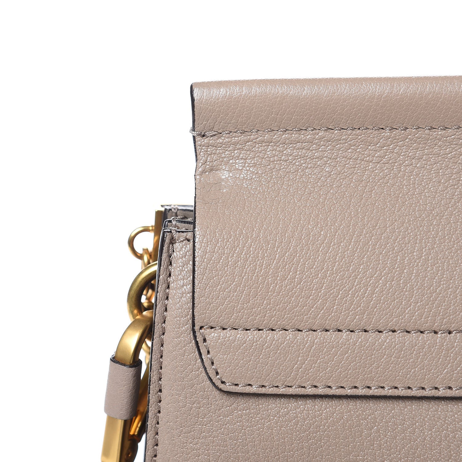 Chloe Goatskin Medium Faye Shoulder Bag Tan 10 of 15