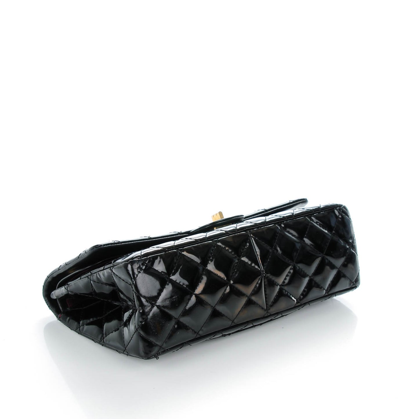 Patent Quilted 2.55 Reissue 226 Flap Black