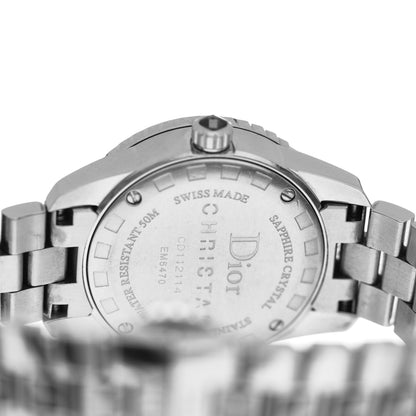 Christian Dior Stainless Steel Sapphire 29mm Christal Quartz Watch Gilt 4 of 4