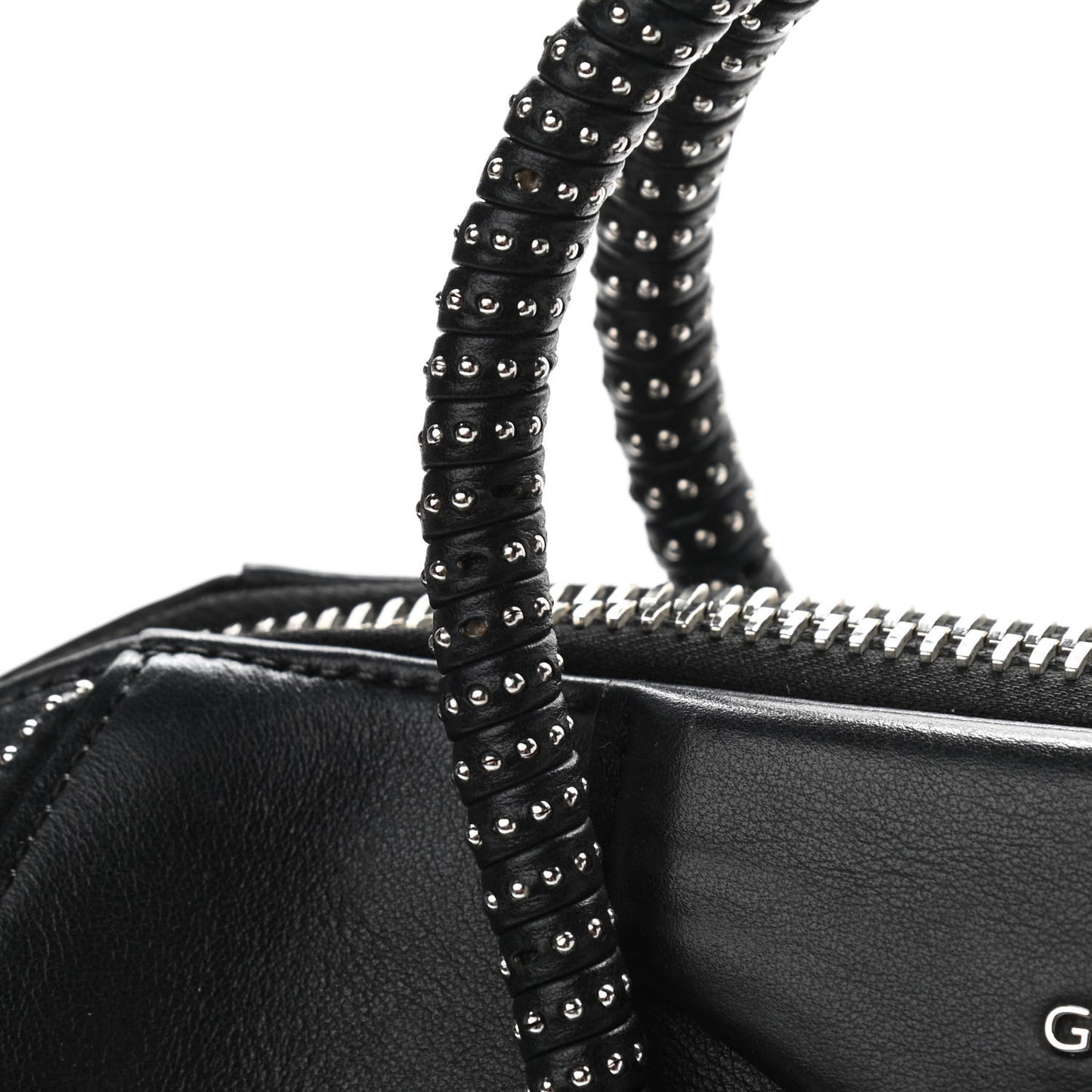 Sugar Goatskin Medium Stud Antigona Black