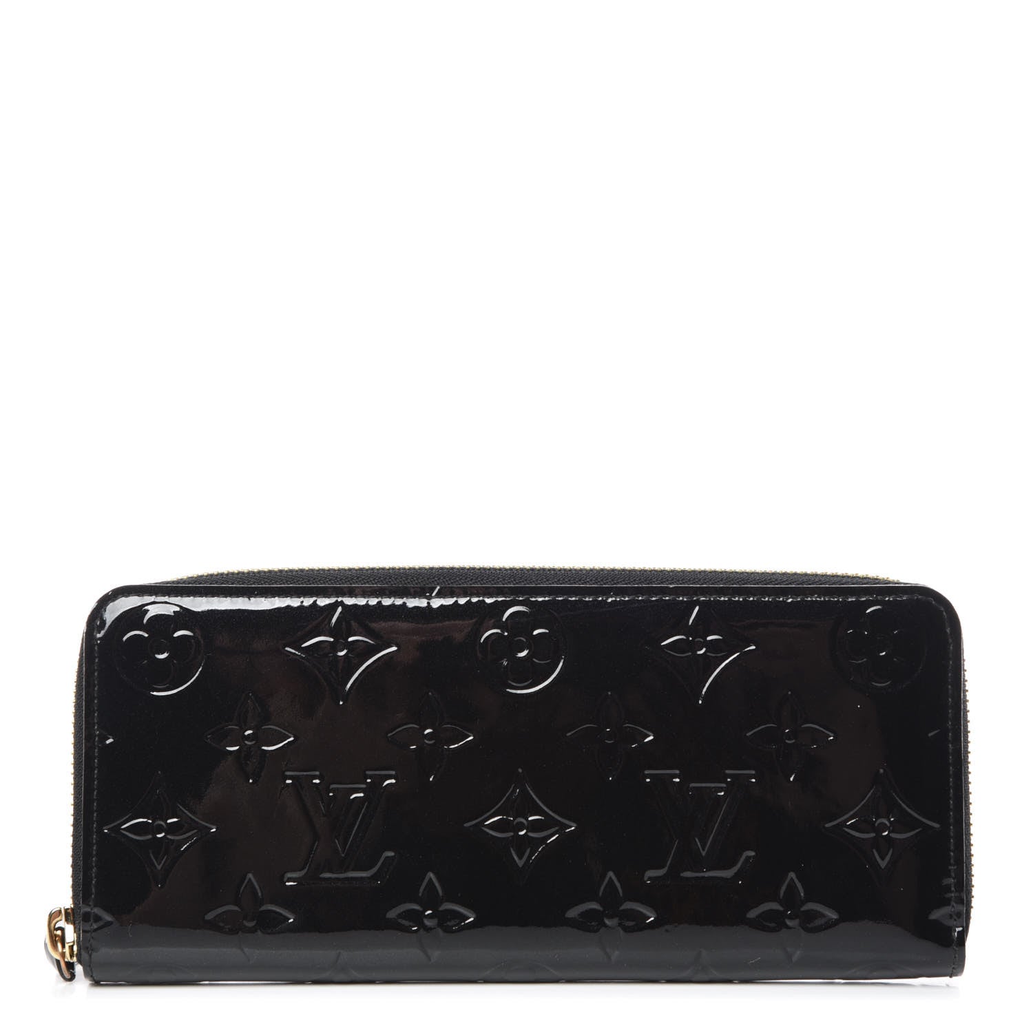 Louis Vuitton Vernis Clemence Wallet Black 1 of 8